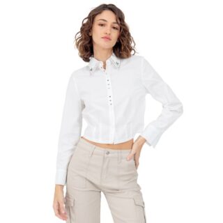 BLUSA CON MANGA LARGA F21