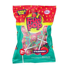 FRUTI POP STRAWBERRY 408G 24U