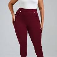 PANTALON LICRA DE PERLA OKAY``SHEIN´´