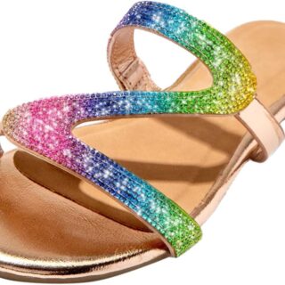 SANDALIAS DE VIDRIO DE COLORES IDON