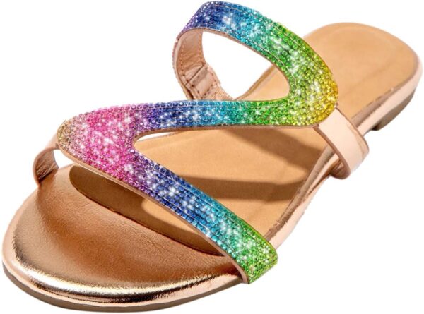 SANDALIAS DE VIDRIO DE COLORES IDON